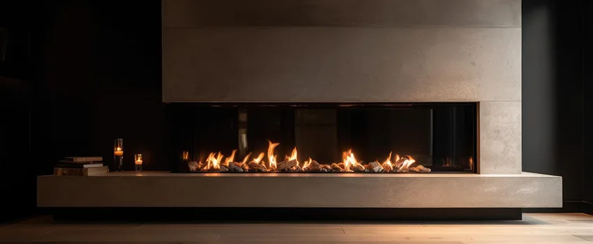 Gas Fireplace Ember Bed Design Services in East York, Ontario