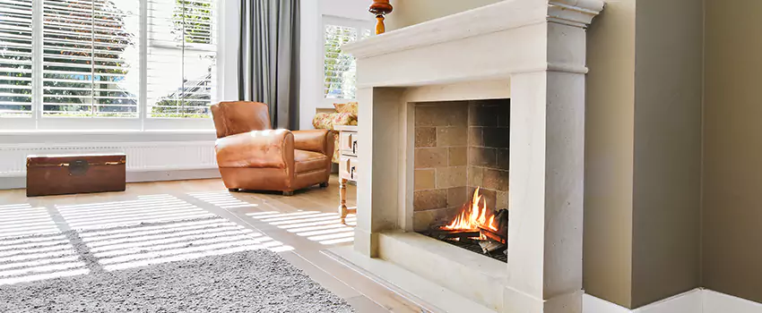 Vintage Fireplace Refacing in East York, Ontario