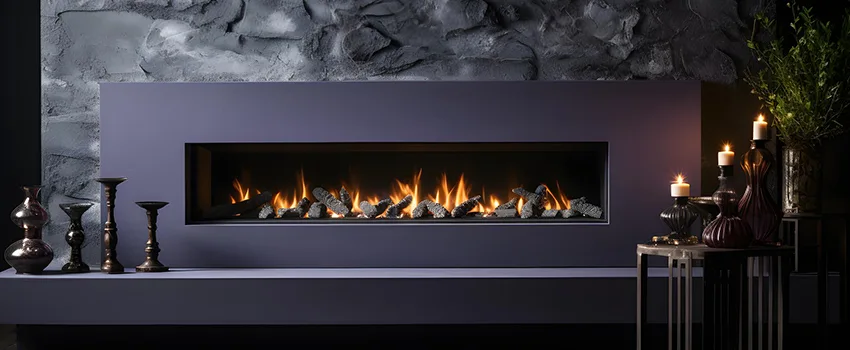 Ember Bed for Ventless Gas Fireplace in East York, ON