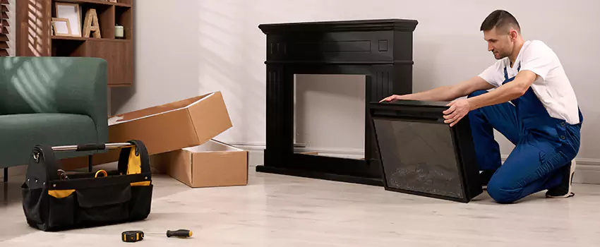 Old Rusted Metal Fireplace Repair And Replacement in East York, ON
