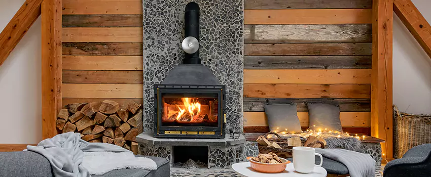 Thelin Hearth Products Direct Vent Gas Stove Fireplace Inspection in East York, Ontario