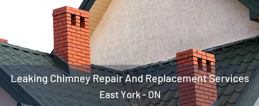  Leaking Chimney Repair And Replacement Services East York - ON